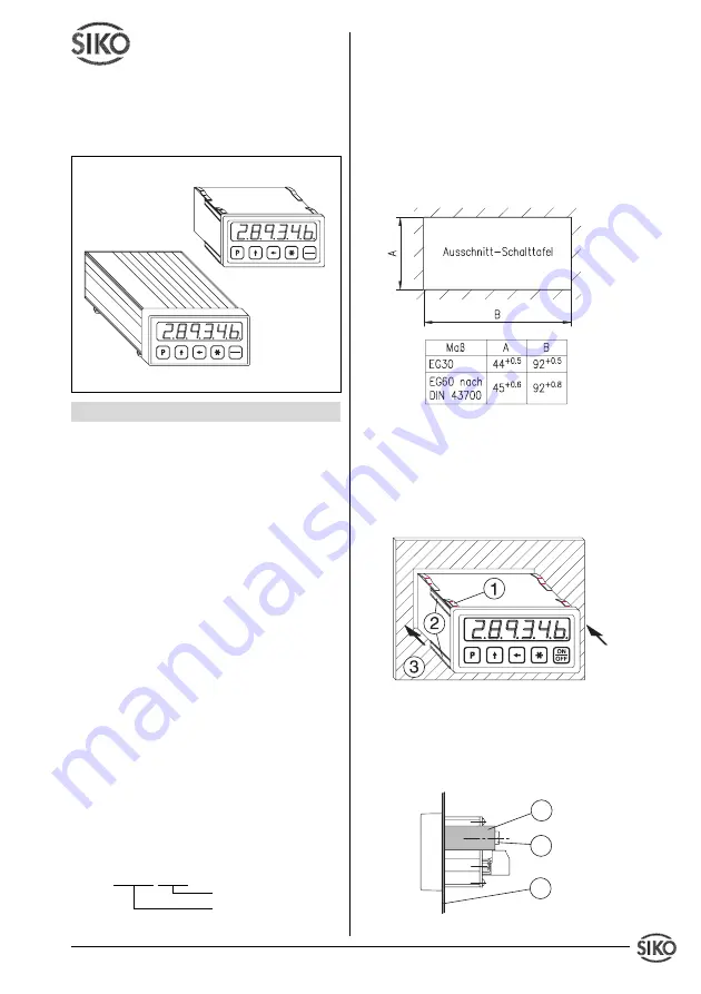 Siko MA01/1 SA04 User Information Download Page 1