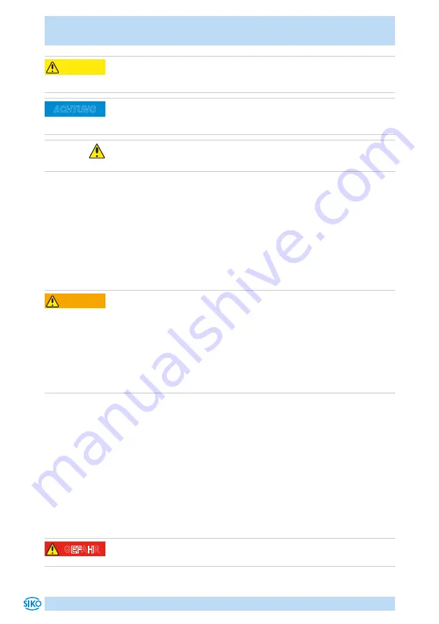 Siko MSK5000 Translation Of The Original Installation Instructions Download Page 4