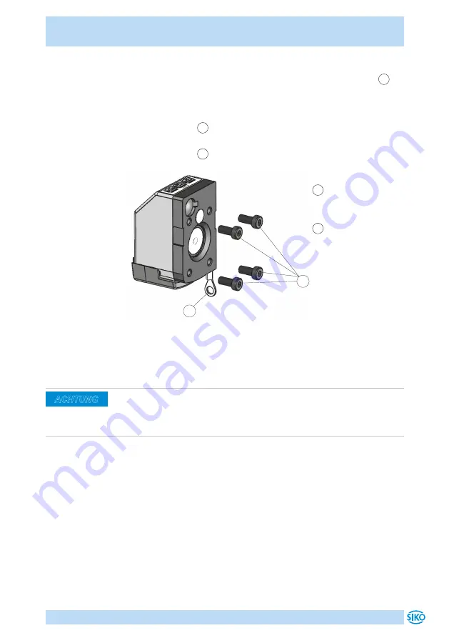 Siko SDE04 Original Installation Instructions Download Page 7