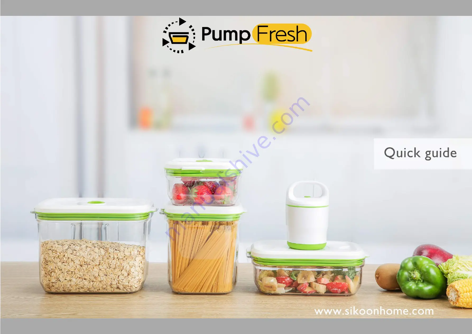 Sikoon PumpFresh Quick Manual Download Page 1