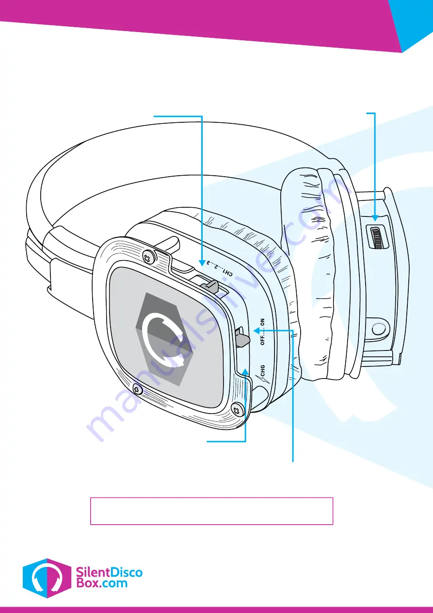 Silent disco box HD9-RGB Manual Download Page 2