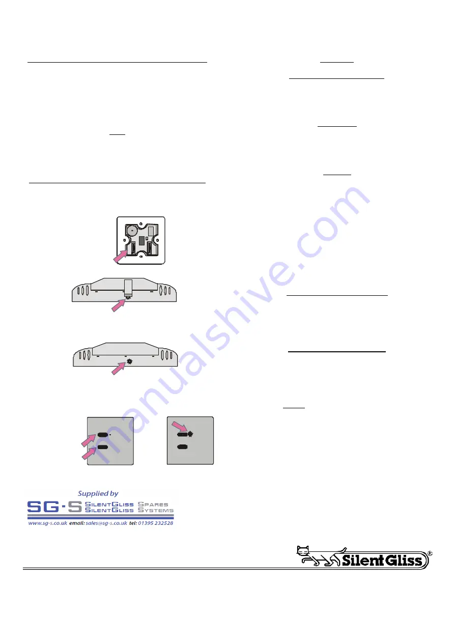 Silent Gliss 0913 Installation, Programming And Operation Instructions Download Page 3