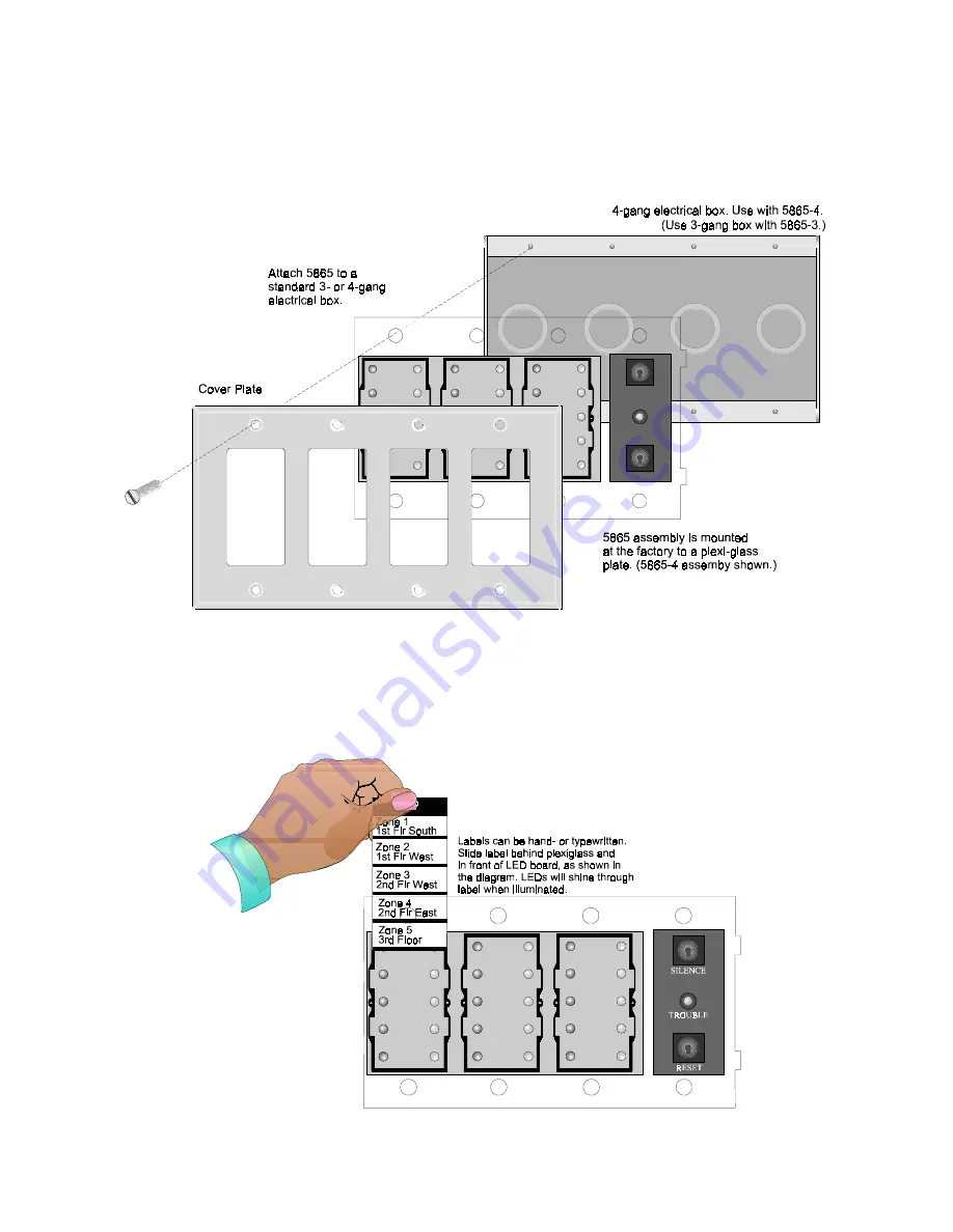 SILENT KNIGHT INTELLIKNIGHT 5820XL Installation Manual Download Page 51