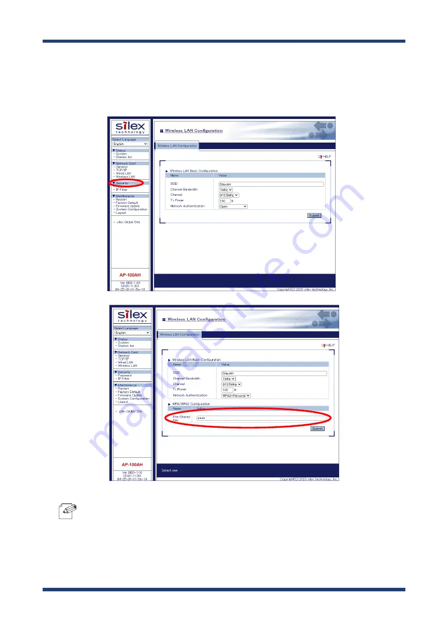 Silex technology AP-100AH Скачать руководство пользователя страница 24