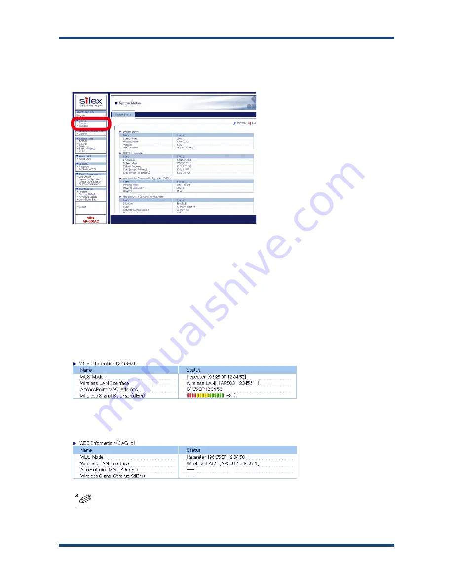 Silex technology AP-500AC User Manual Download Page 114