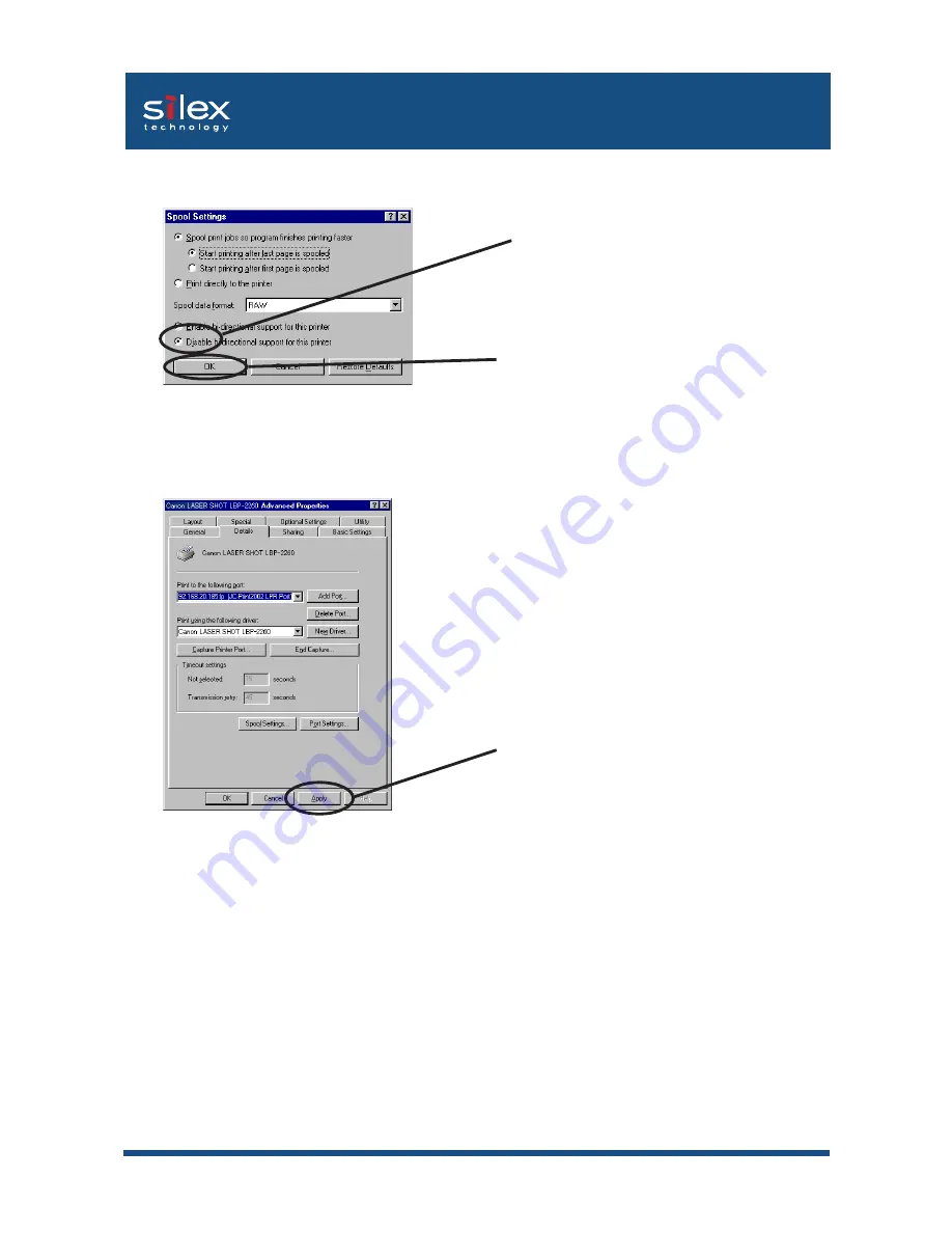 Silex technology Mini Print Server PRICOM SX-300U User Manual Download Page 42