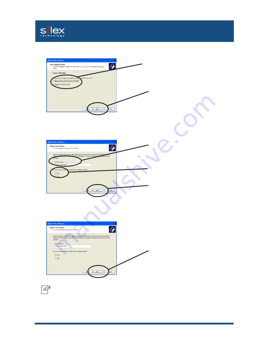 Silex technology Mini Print Server PRICOM SX-300U User Manual Download Page 50