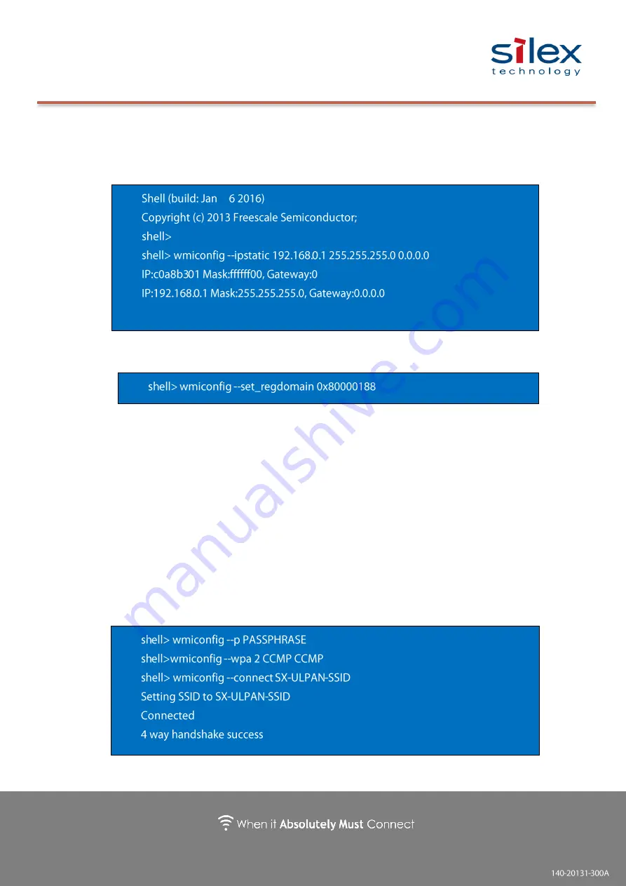 Silex technology SX-ULPAN-2401-EVK Startup Manual Download Page 16