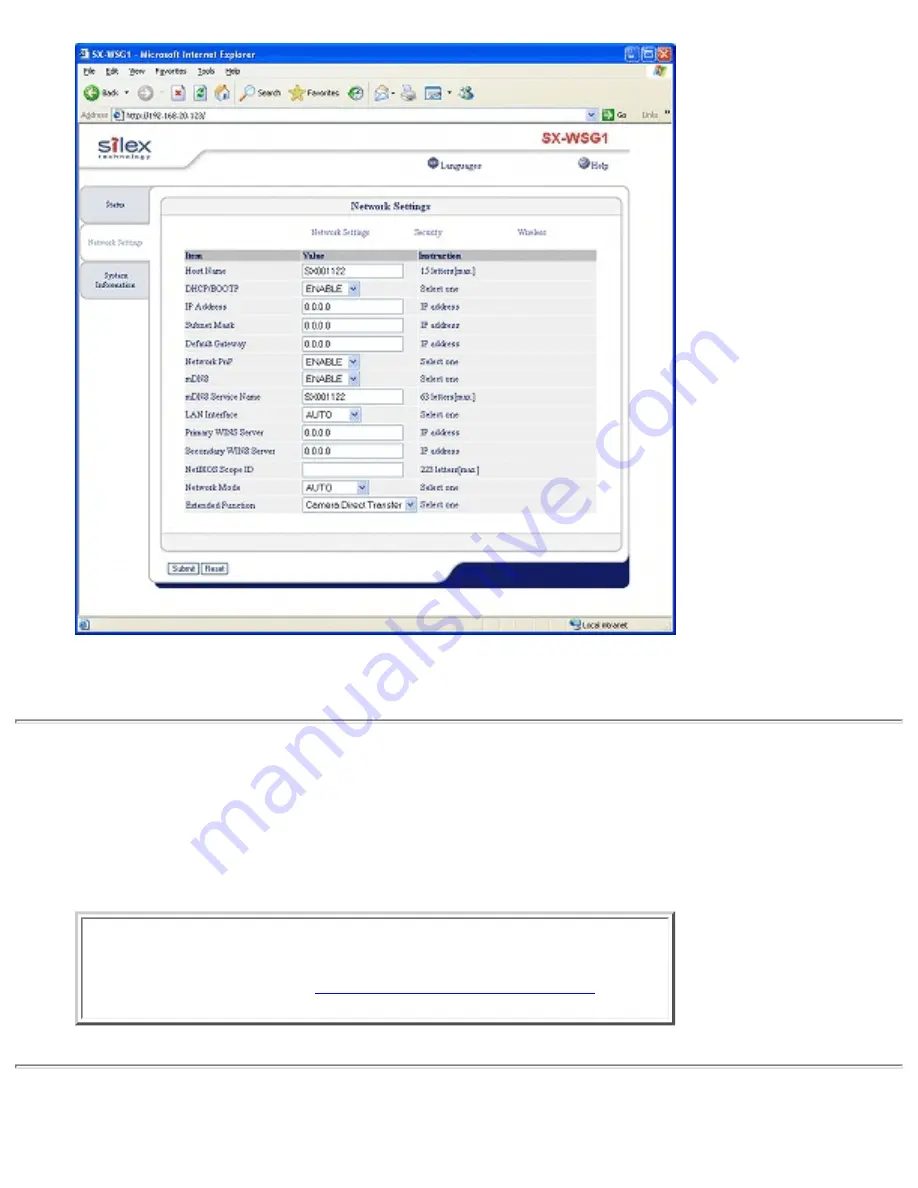 Silex technology SX-WSG1 User Manual Download Page 12