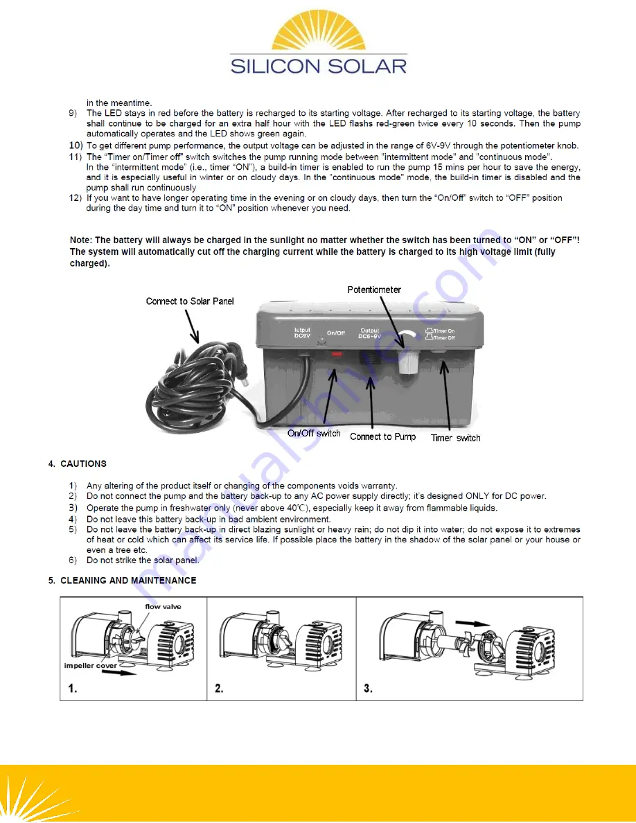 Silicon Solar AquaJet Pro Kit User Manual Download Page 2