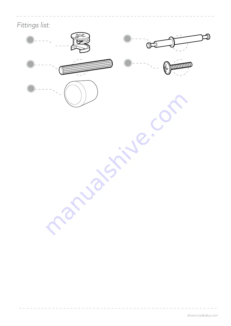 Silver Cross Brighton Westport Shelf Assembly Instructions Manual Download Page 23