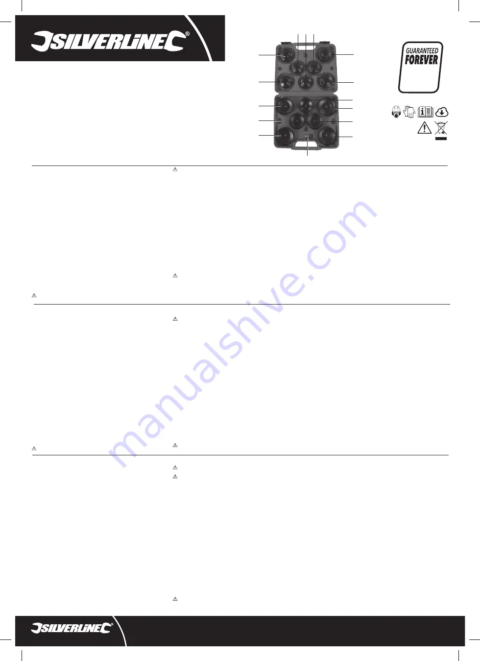 Silverline 952159 Скачать руководство пользователя страница 1