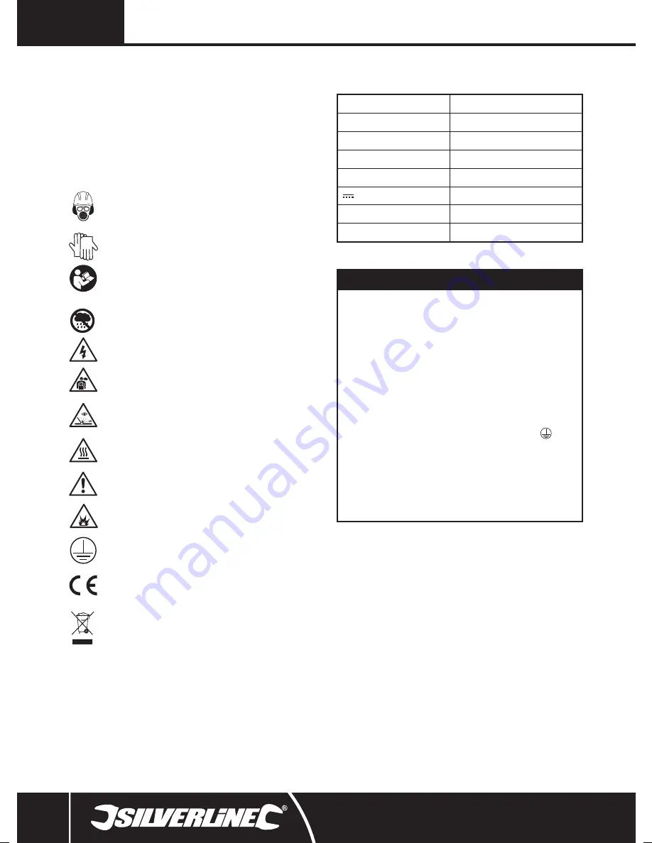 Silverline Arc Welder 55 - 160A Original Instructions Manual Download Page 4