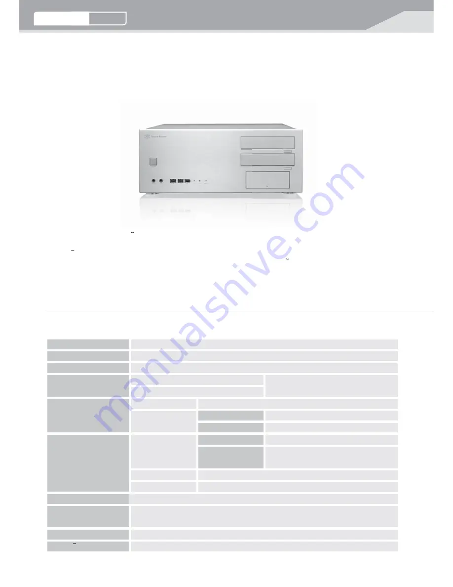 SilverStone CW01 User Manual Download Page 10