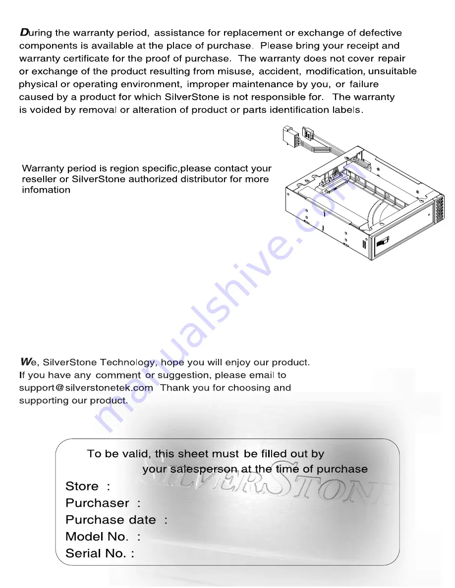 SilverStone FP57 Manual Download Page 7