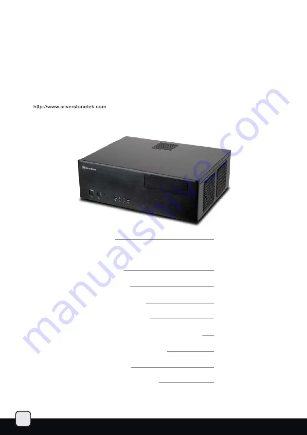 SilverStone GD05 Manual Download Page 2