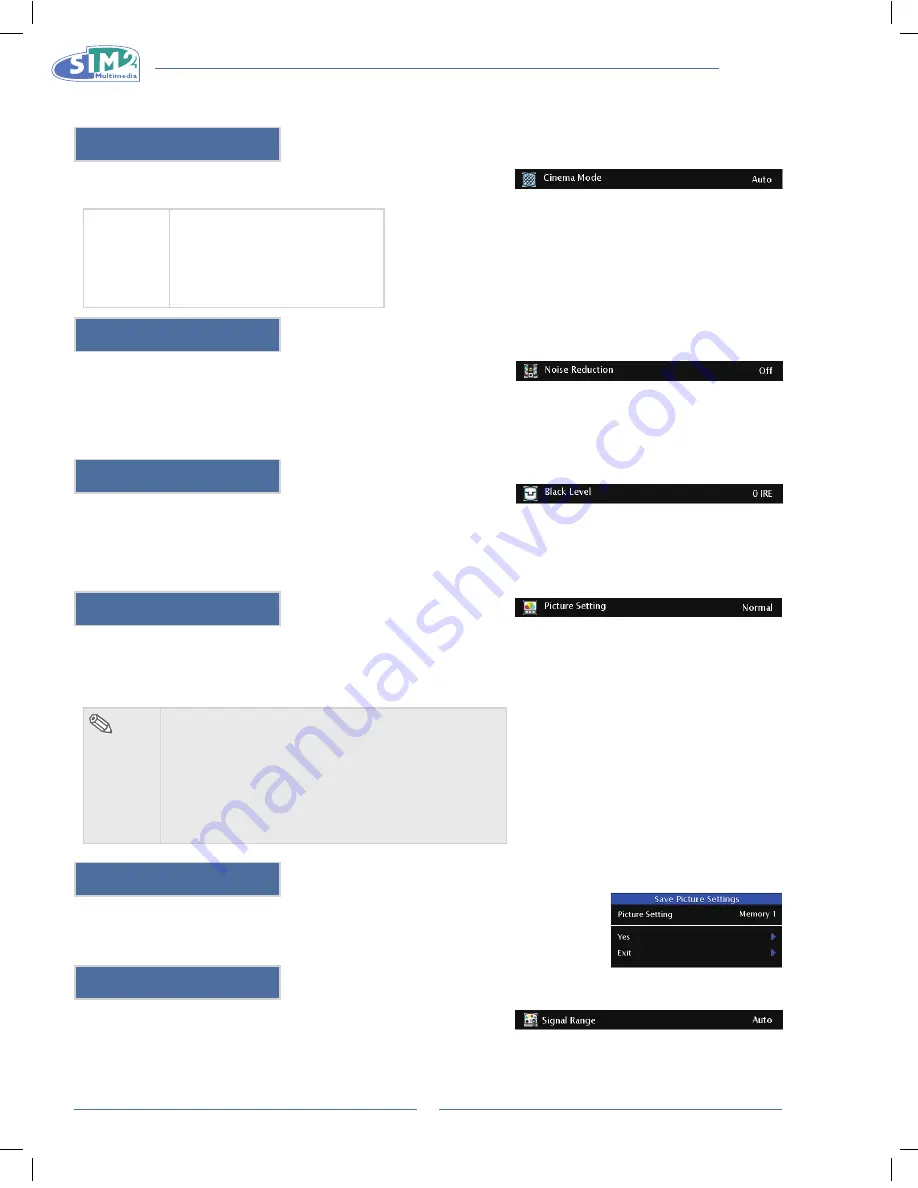 Sim2 40-50-ST User And Installation Manual Download Page 22