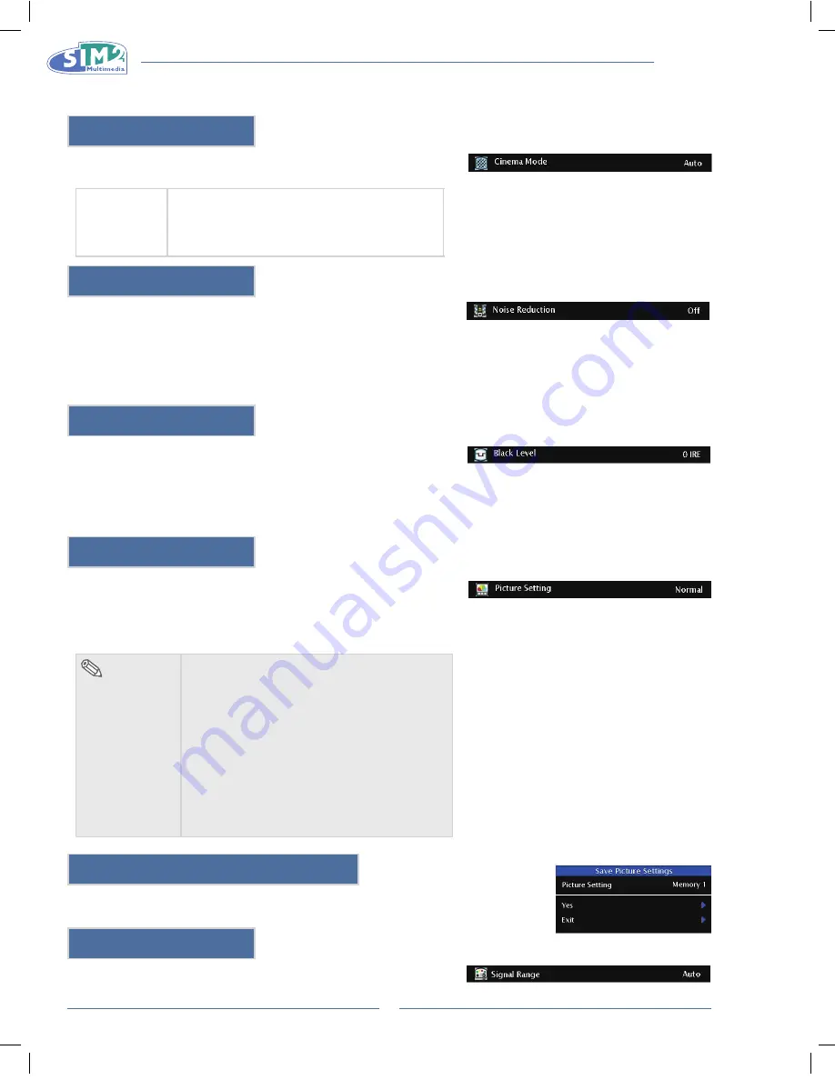 Sim2 40-50-ST User And Installation Manual Download Page 92