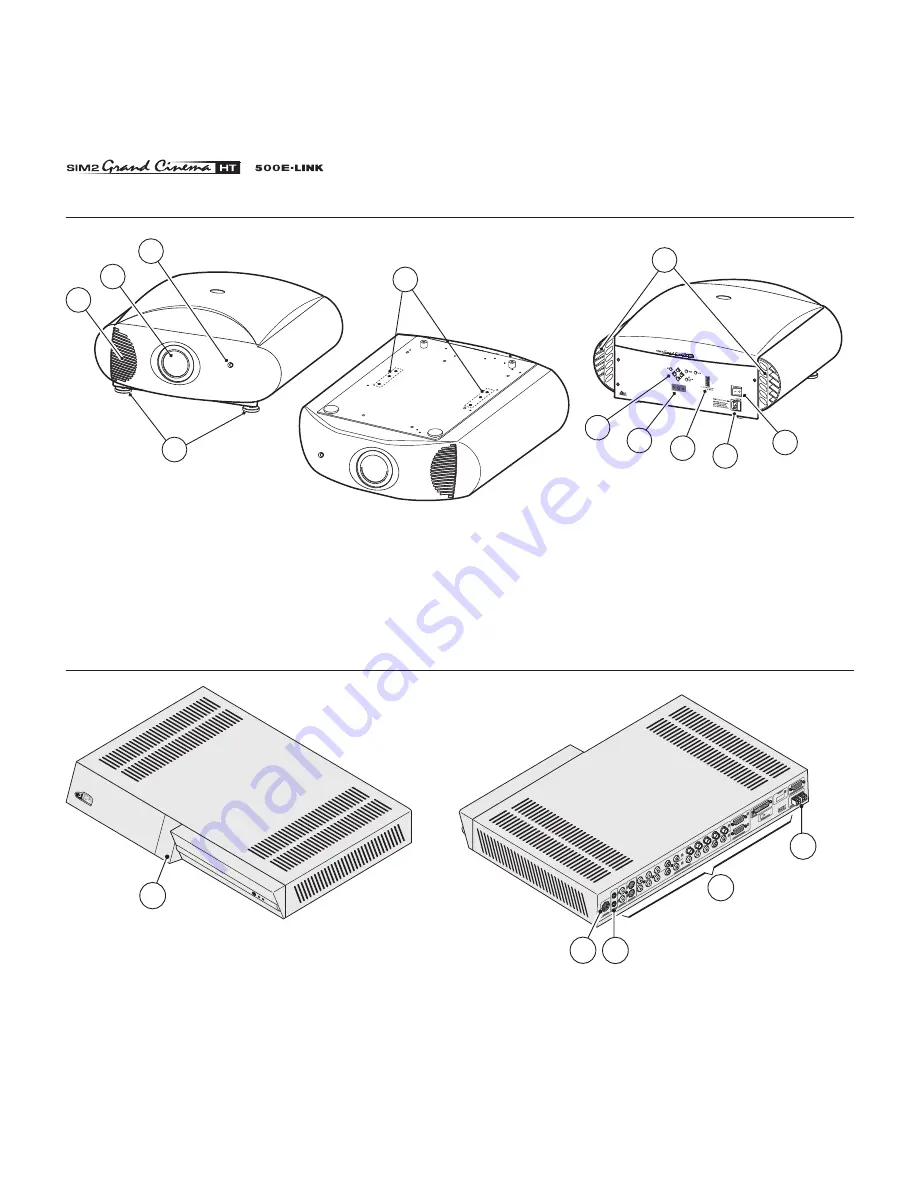 Sim2 Grand Cinema HT500 E-LINK Скачать руководство пользователя страница 6