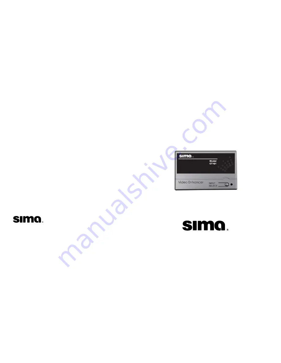 Sima CT-Q1 User Manual Download Page 1