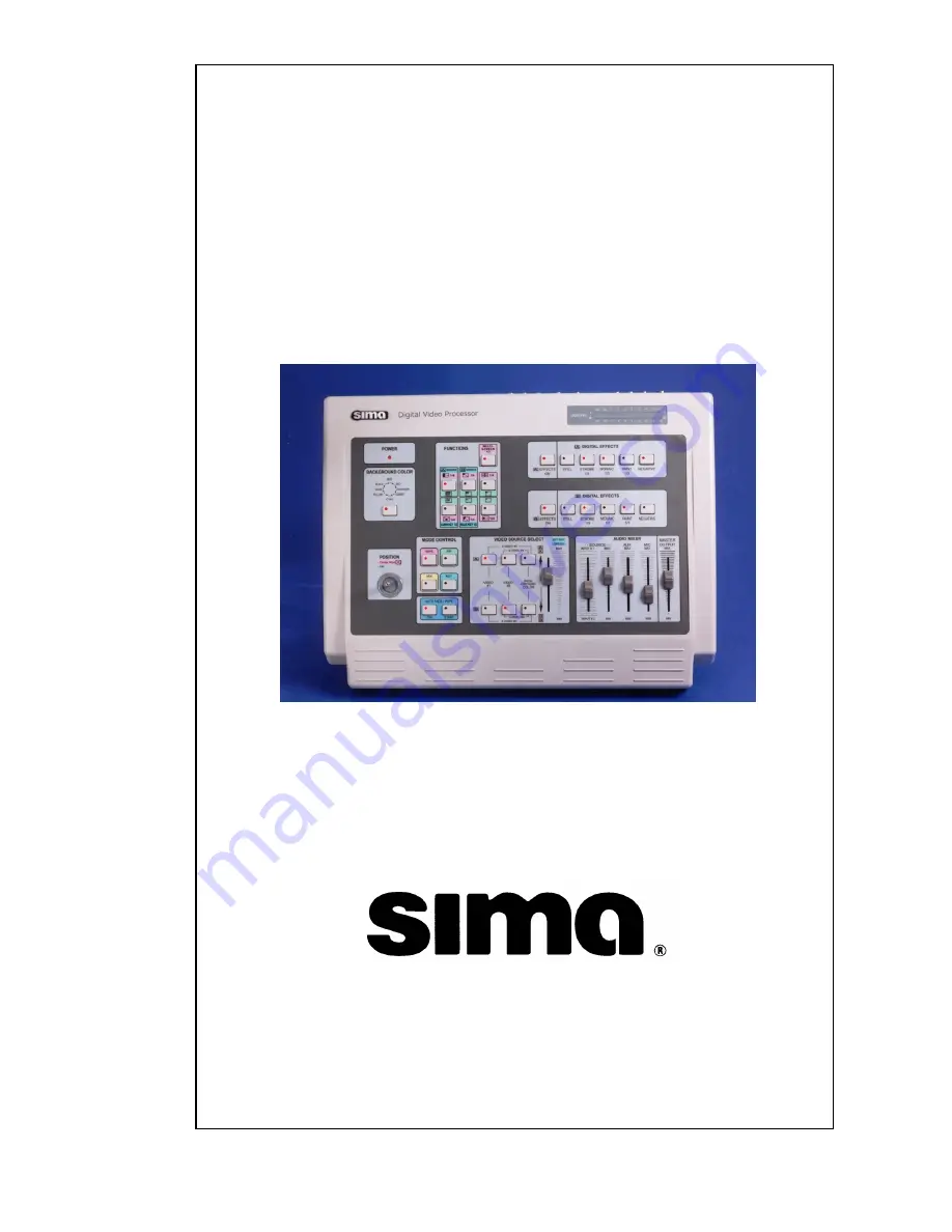 Sima SFX-10 User Manual Download Page 1