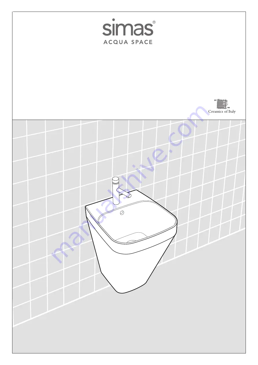 Simas Baden Baden Installation And Maintenance Instructions Manual Download Page 1