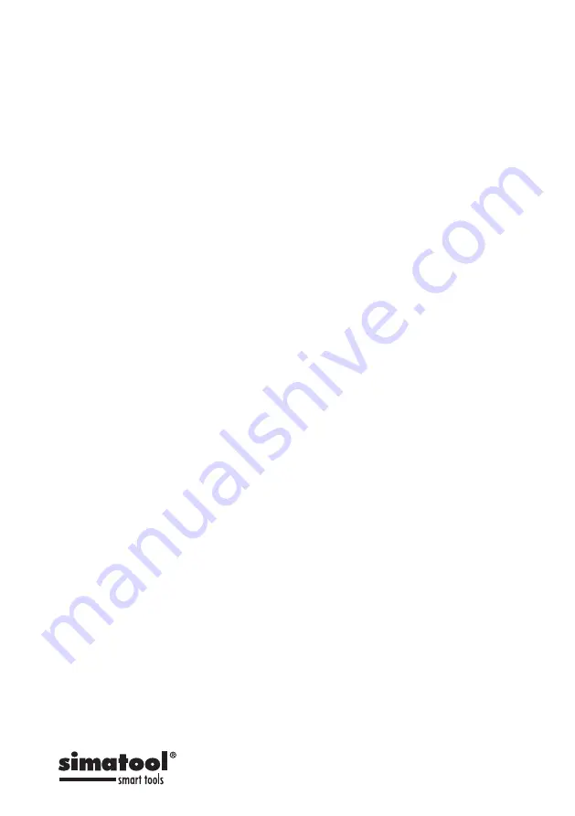 simatool BHT 200-400 Instructions For Use Manual Download Page 4