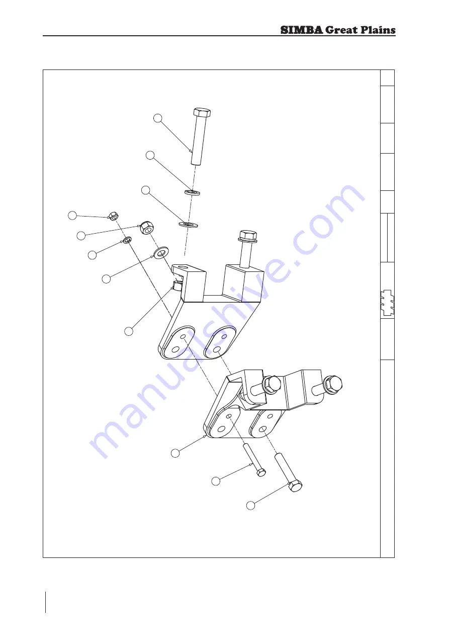 Simba Flatliner 500 Operator'S Manual & Parts List Download Page 50