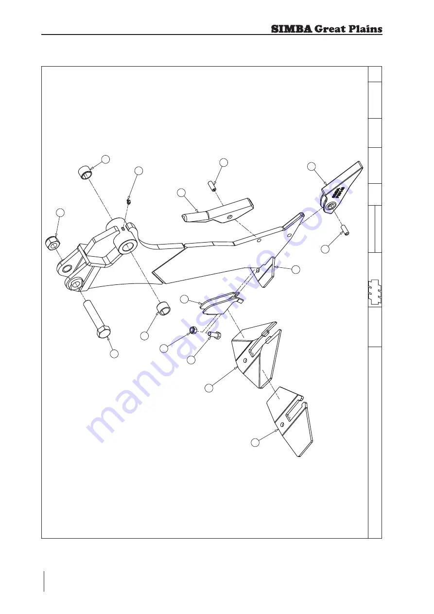 Simba Flatliner 500 Operator'S Manual & Parts List Download Page 64