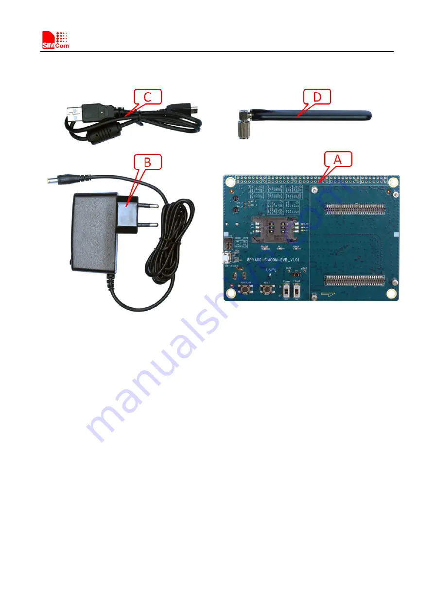 SimCom EVB Kit Скачать руководство пользователя страница 8