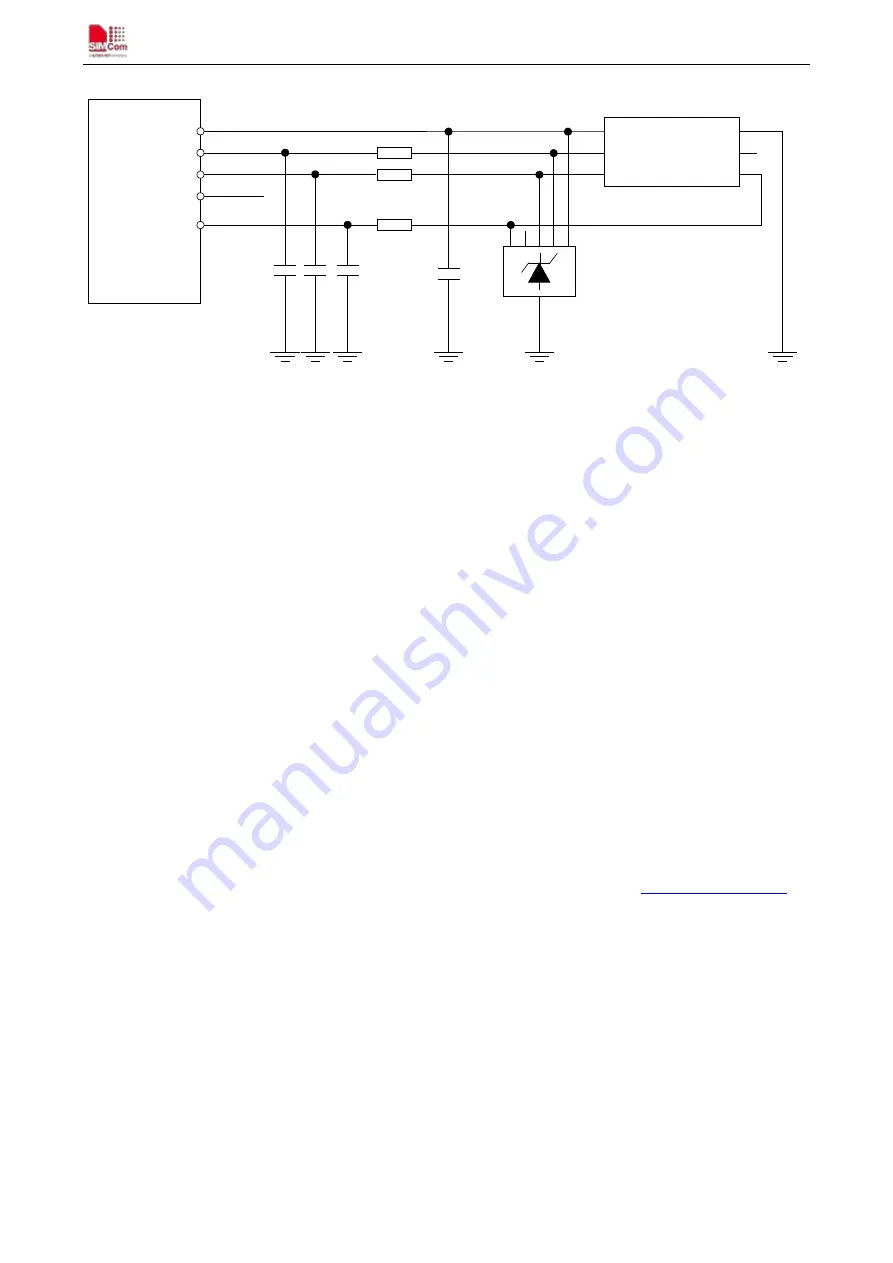 SimCom SIM800 Series Hardware Design Download Page 38