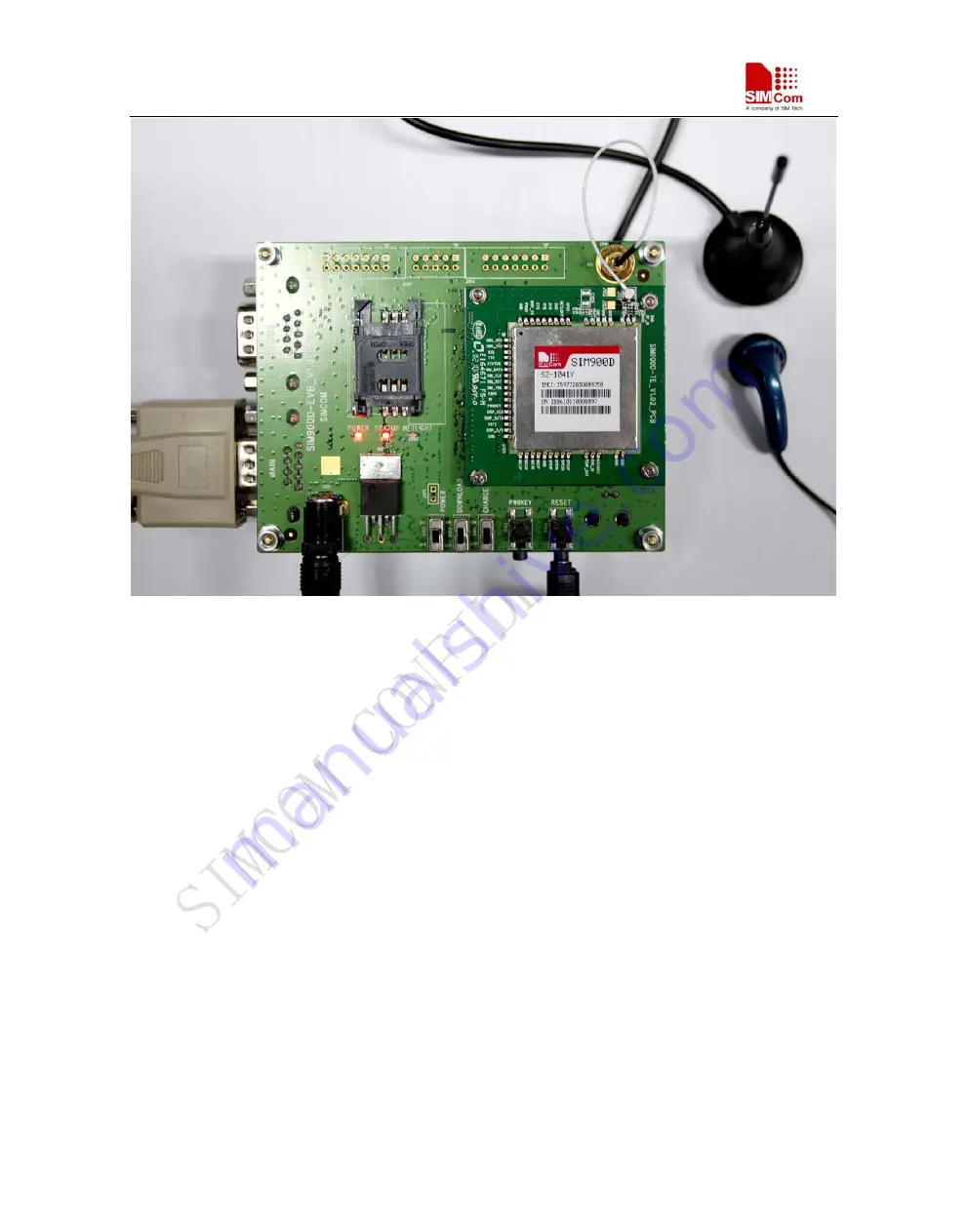 SimCom SIM900D EVB Hardware Design Download Page 17