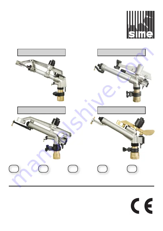 Sime 10137 Installation, Use, Maintenance And Spare Parts Manual Download Page 1