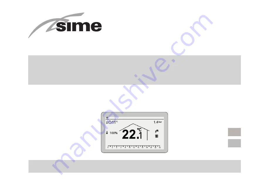 Sime 8118901 Installation And Use Manual Download Page 1