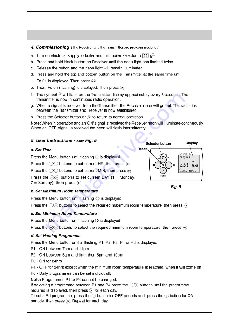 Sime Ecomfort User Instructions Download Page 10