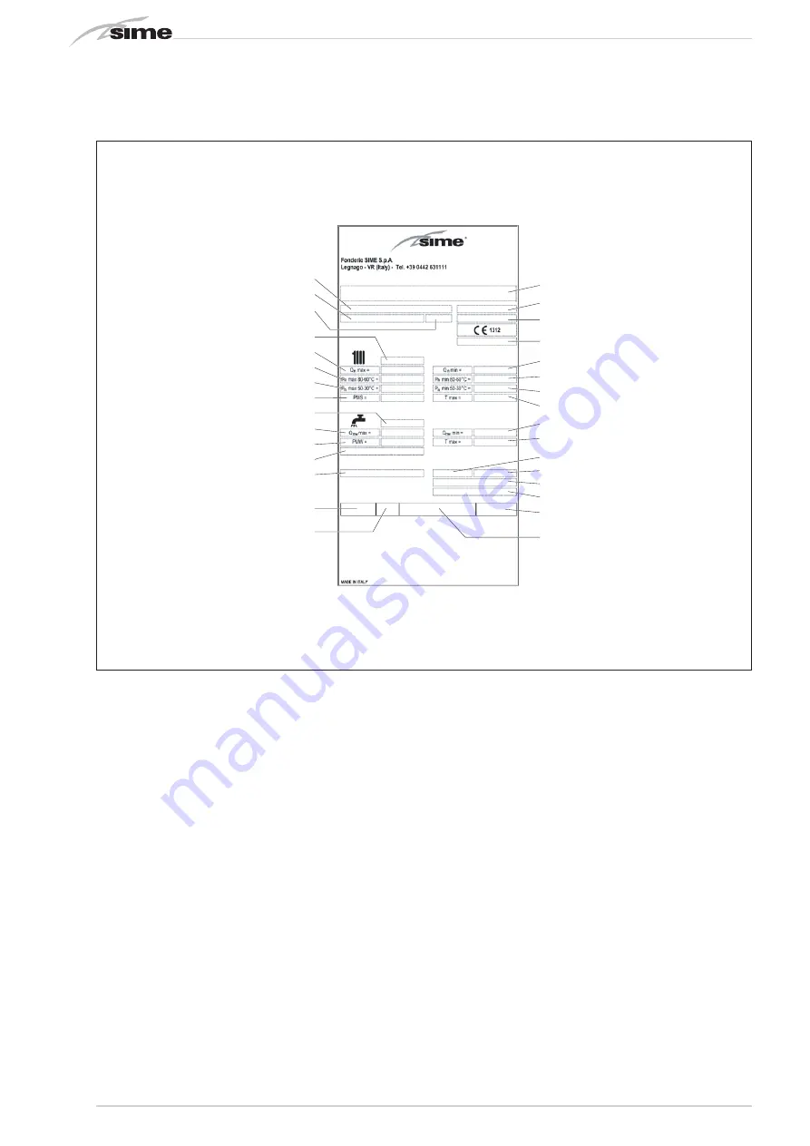 Sime Murelle 25/55 OF ErP Installer'S Instructions Download Page 38