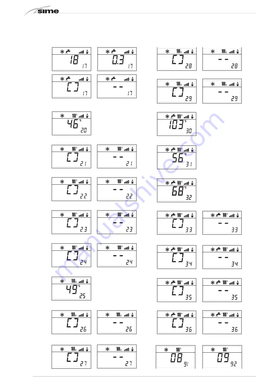 Sime Murelle 25/55 OF ErP Installer'S Instructions Download Page 78