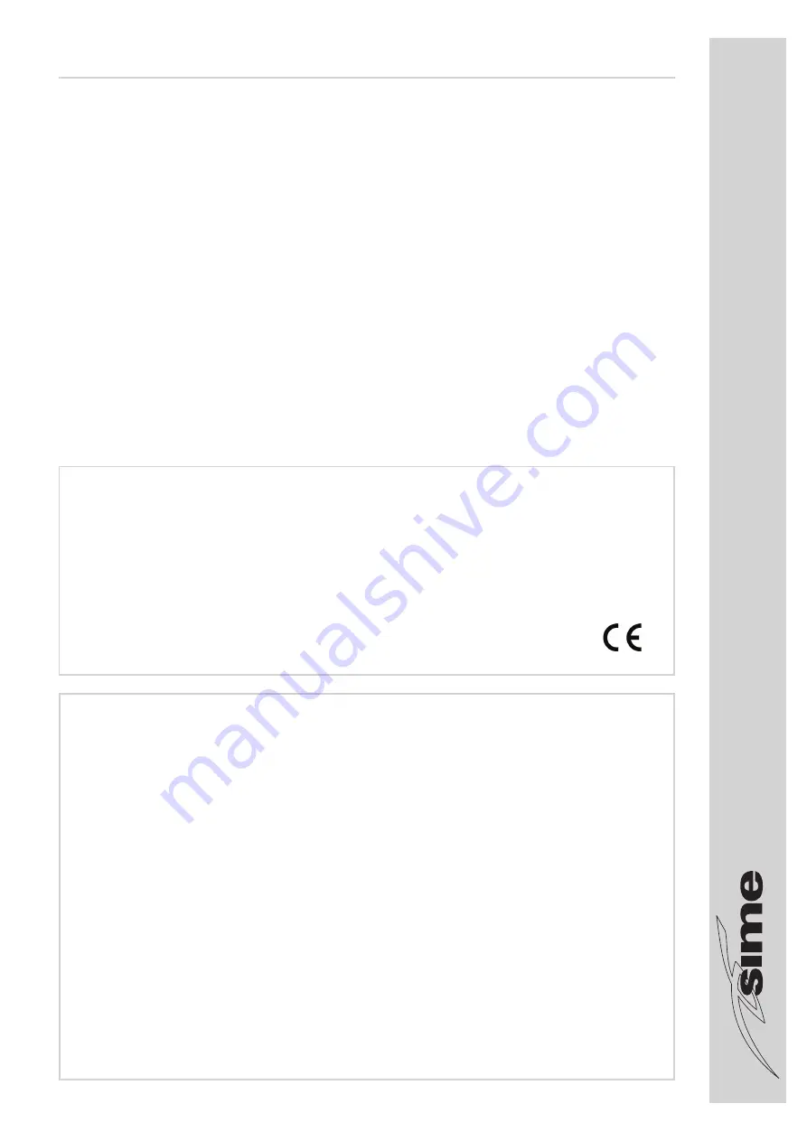 Sime MURELLE HE 70 R ErP Manual Download Page 33