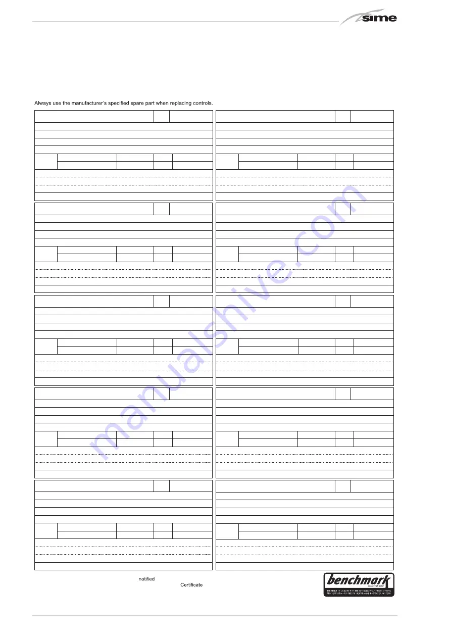 Sime MURELLE HR 50 R Installation And Servicing Instructions Download Page 39