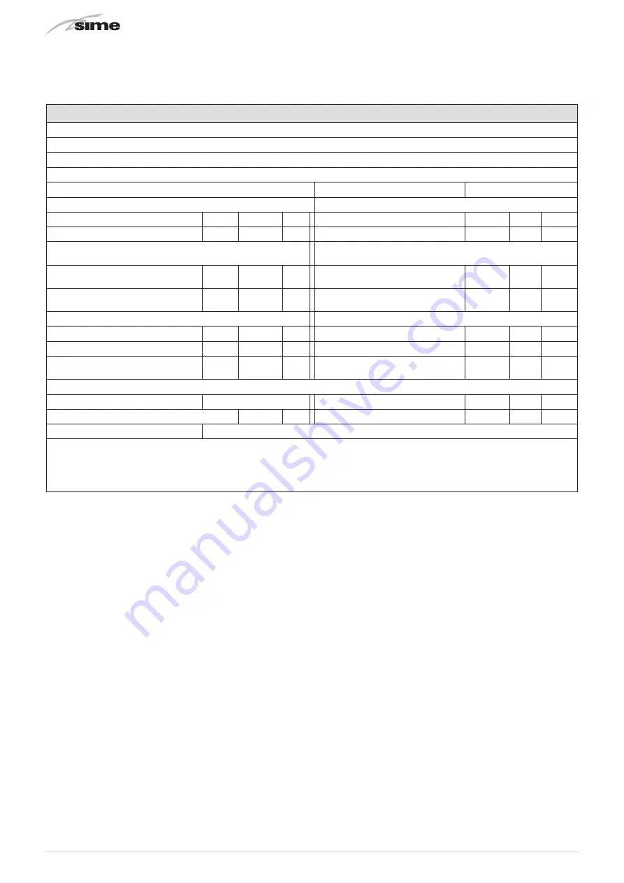 Sime MURELLE HT 25 GPL User, Installation And Servicing Instructions Download Page 74