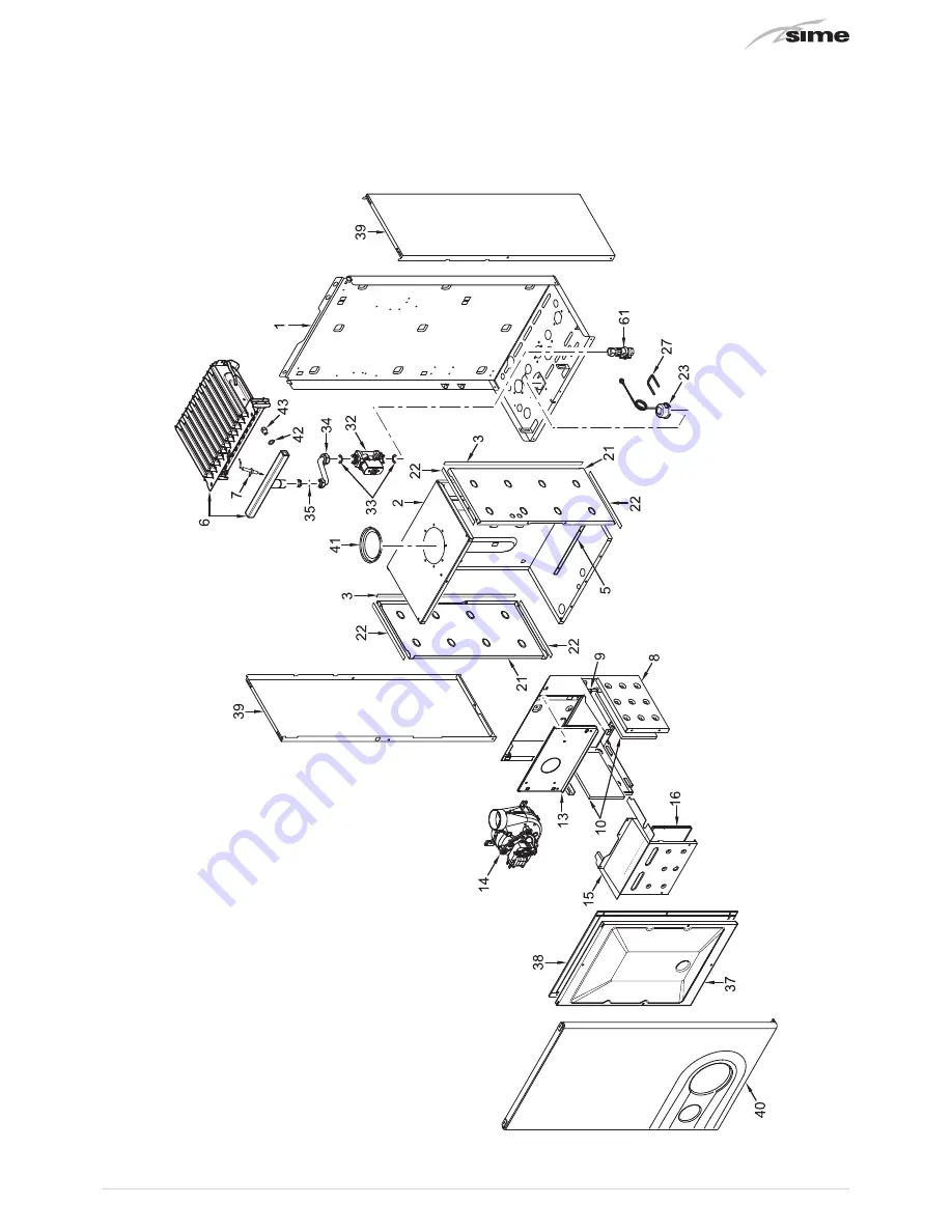 Sime Murelle Pro 25 LPG Use, Installation & Servicing Instructions Download Page 41