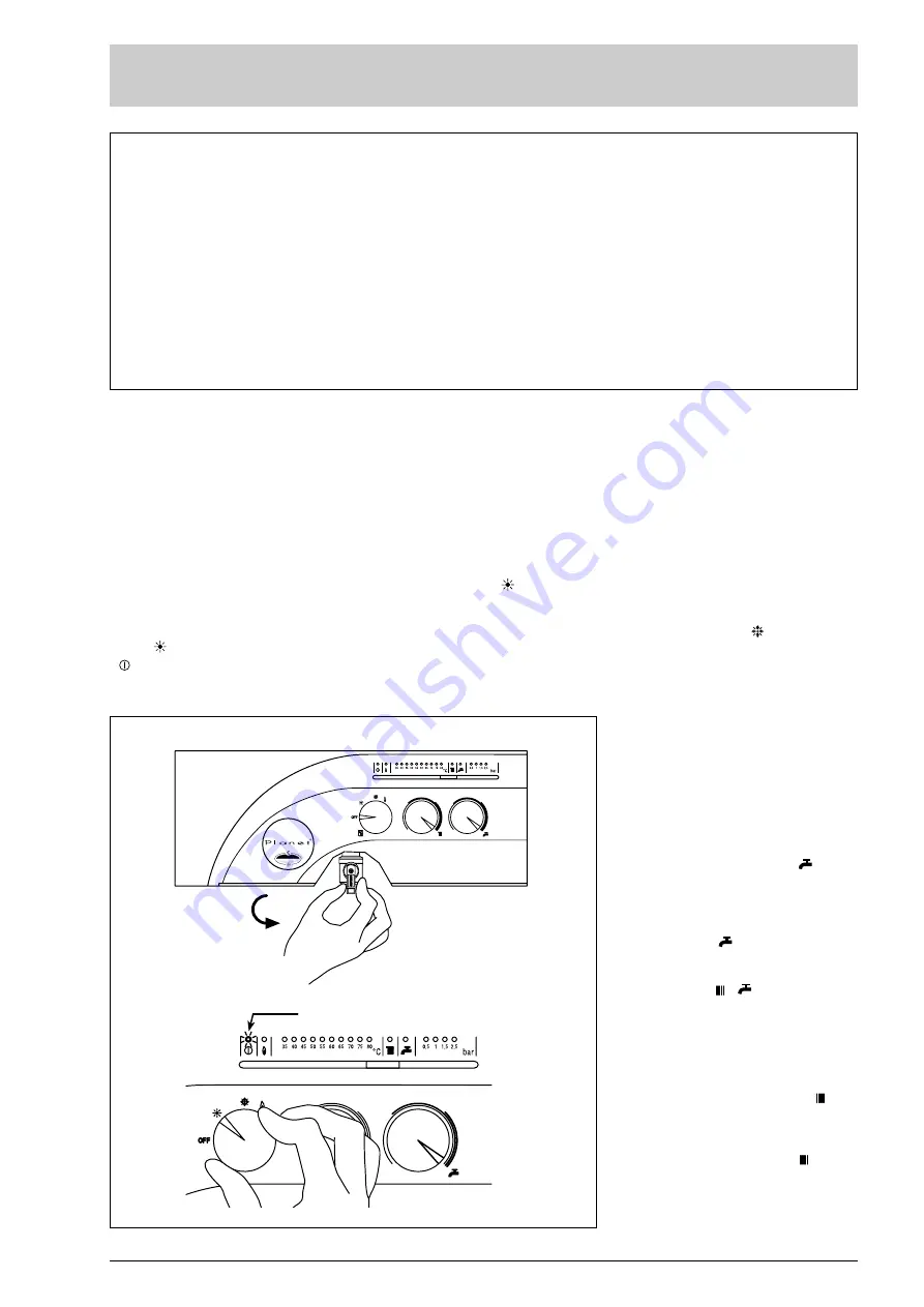 Sime Planet 25 BF Installer'S Instructions Download Page 96