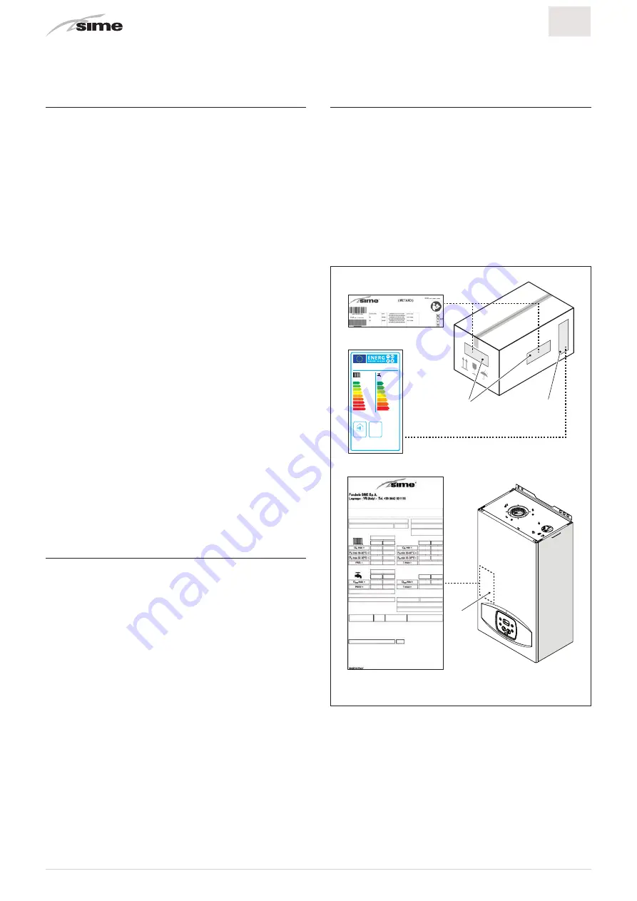 Sime VERA HE 25 User, Installation And Servicing Instructions Download Page 12