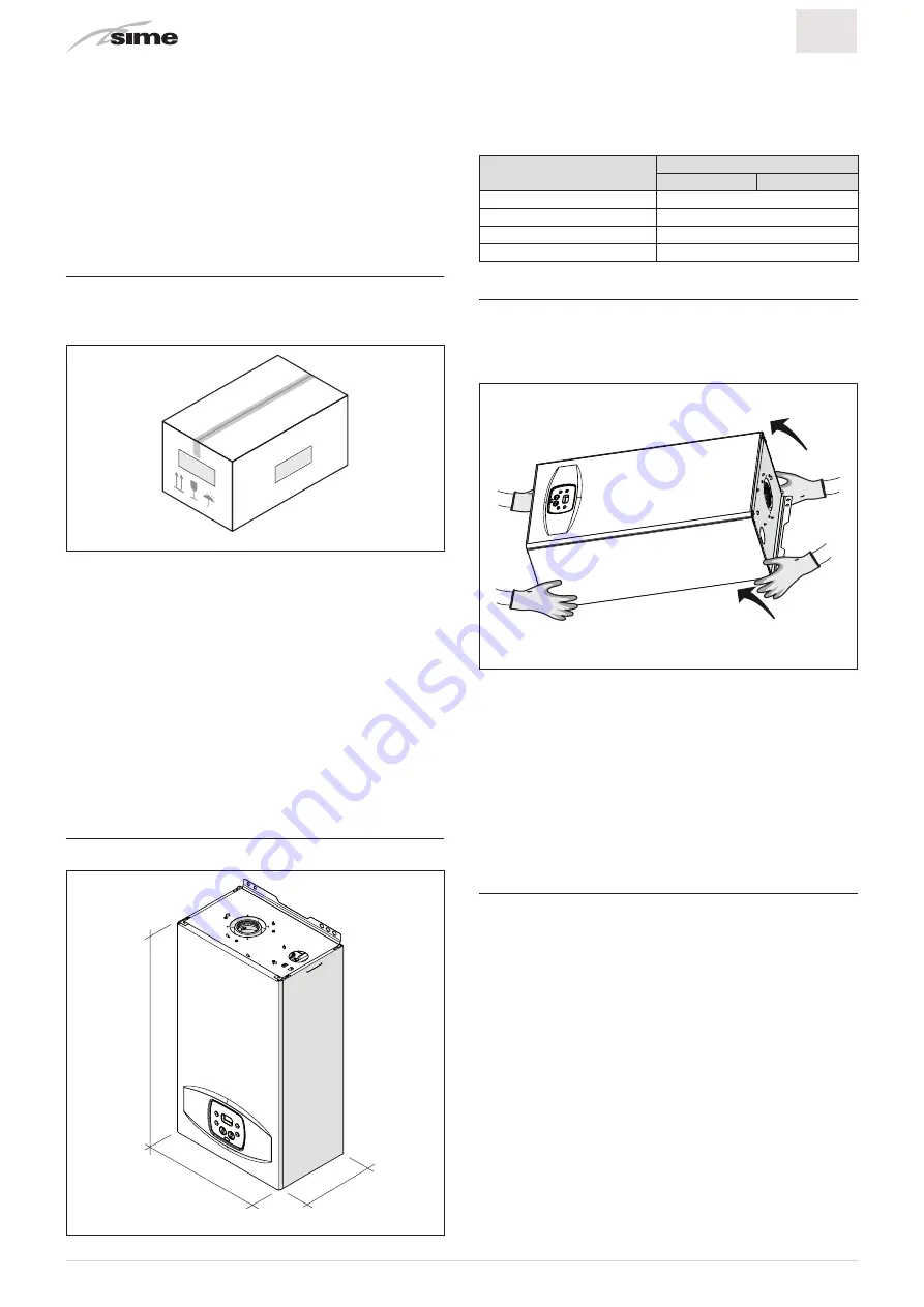 Sime VERA HE 25 User, Installation And Servicing Instructions Download Page 22