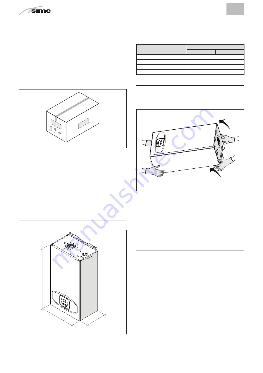 Sime VERA HE 25 User, Installation And Servicing Instructions Download Page 60