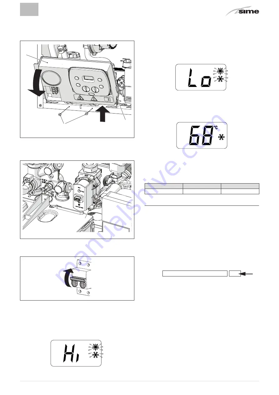 Sime VERA HE 25 User, Installation And Servicing Instructions Download Page 73