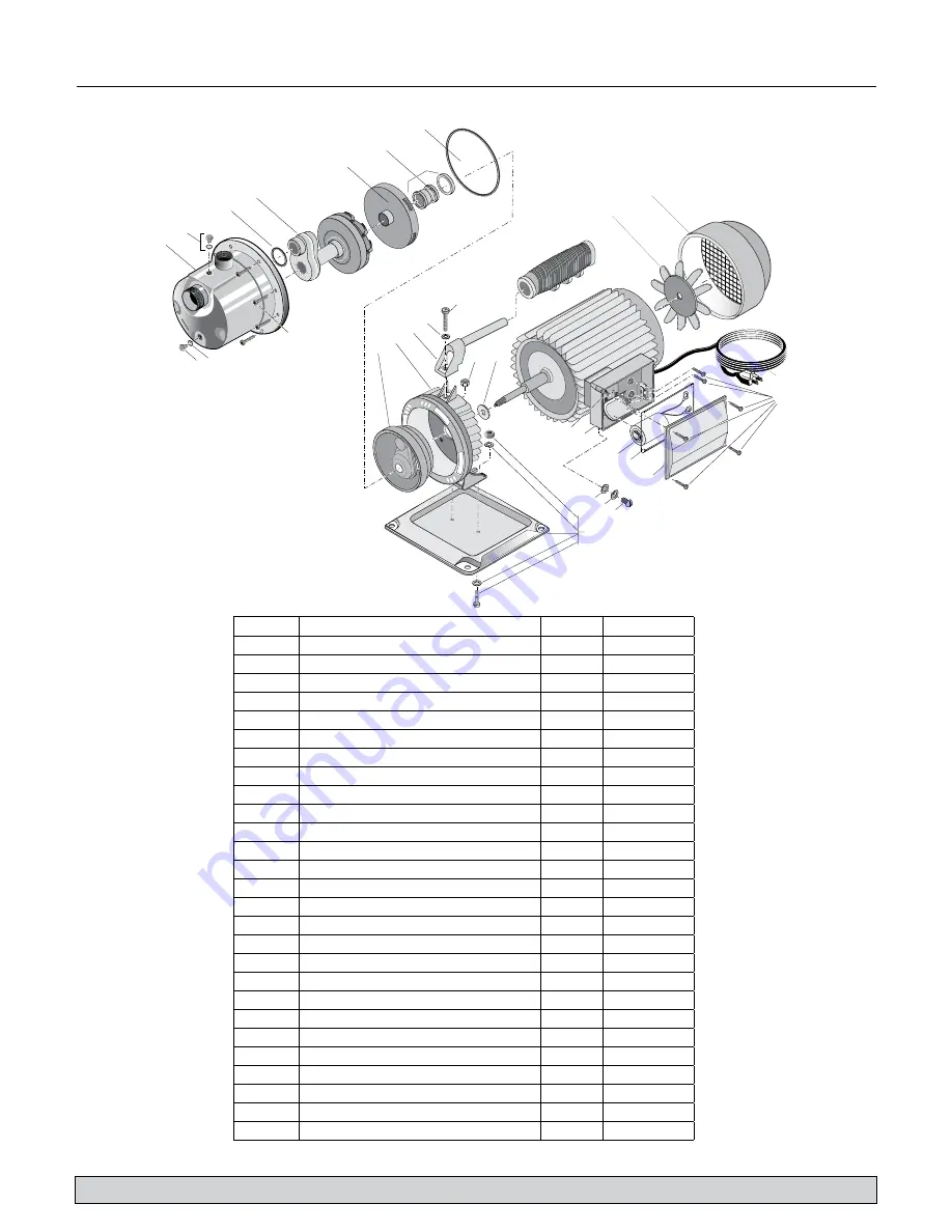 Simer PORTABLE UTILITY/SPRINKLER PUMP 2825SS Скачать руководство пользователя страница 7