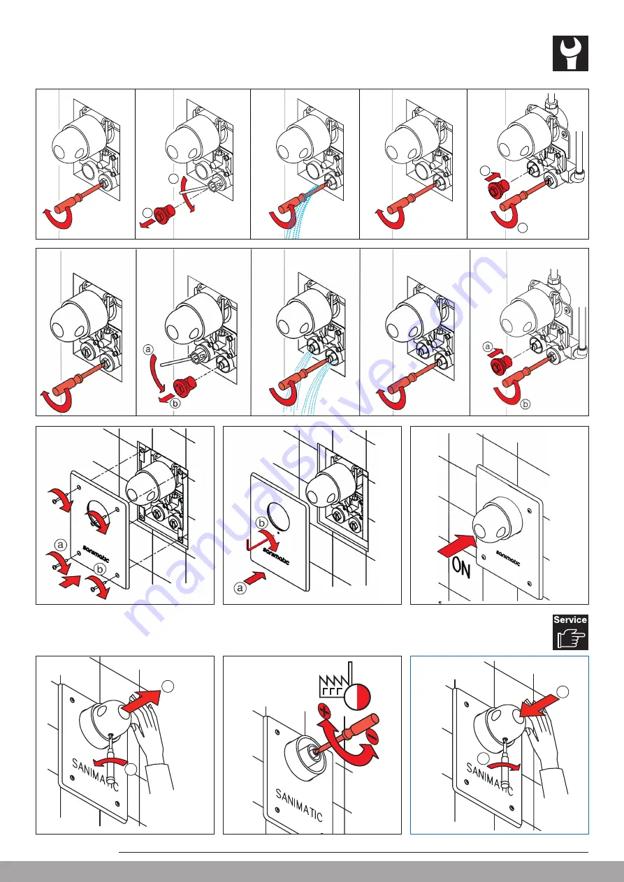 SIMILOR KUGLER Arwa Sanimatic Inwalltouch WI 7 70001 100 000 Installation Instructions Manual Download Page 6