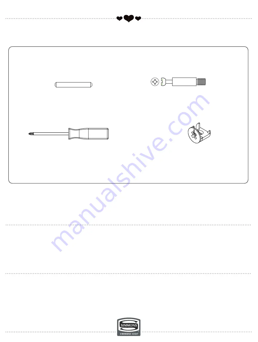 Simmons Kids Fairytale 7 Assembly Instructions Manual Download Page 22