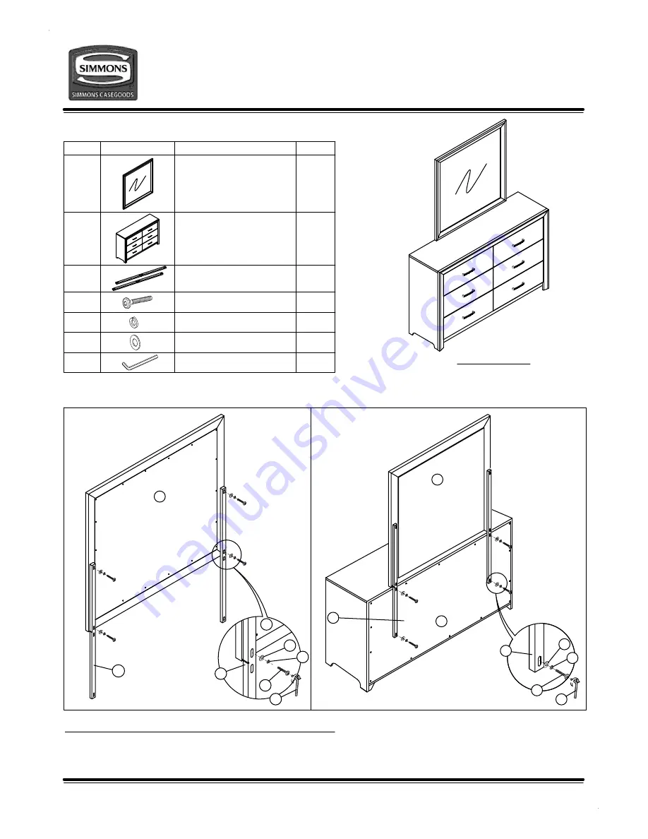 Simmons 1015-70 Assembly Instructions And Rules Download Page 5